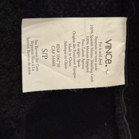 Vince 100% Lamb Shearling jacket. Gorgeous. Best for sizes 0-4. - Picture 3 of 6